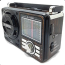 Radio Antigo Retro Am/fm Bluetooth Pen Drive Sd 10w Cor Mogno 110V/220V - Alfashop