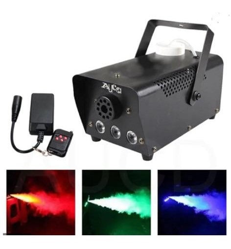 Máquina De Fumaça Completa Profissional 3 Leds 600w - Alfashop