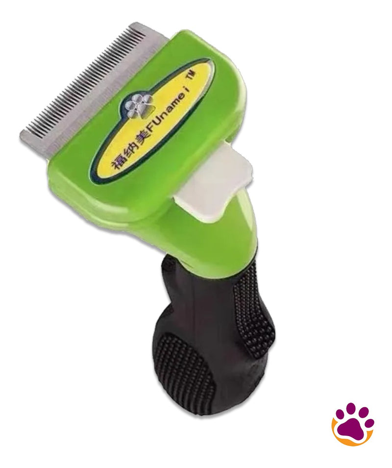 Rasqueadeira Funamei Cães Pelo Curto Escova Tamanho Pequeno - Alfashop