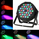 Canhão Refletor Led Strobo 36 Leds 3w Rgb Dmx Bivolt - Alfashop