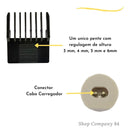 Máquininha Corta Cabelo Barbeador Peito Perna Pelos - Alfashop