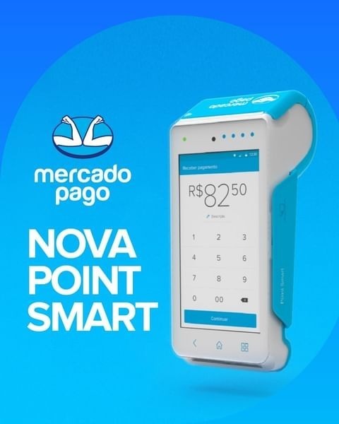 Maquininha Smart Point Maquina De Cartão Mercado Pago Nova