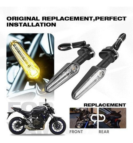 Pisca Seta Mt03 Mt07 Mt09 Fazer Factor - Alfashop