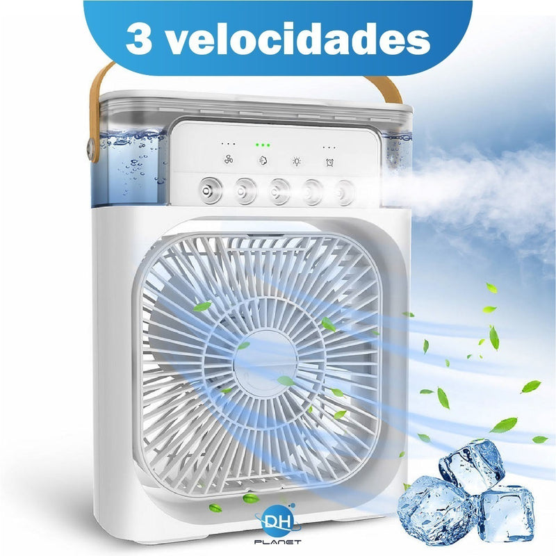 Mini Climatizador De Ar Com Reservatorio Para Agua E Gelo - Alfashop