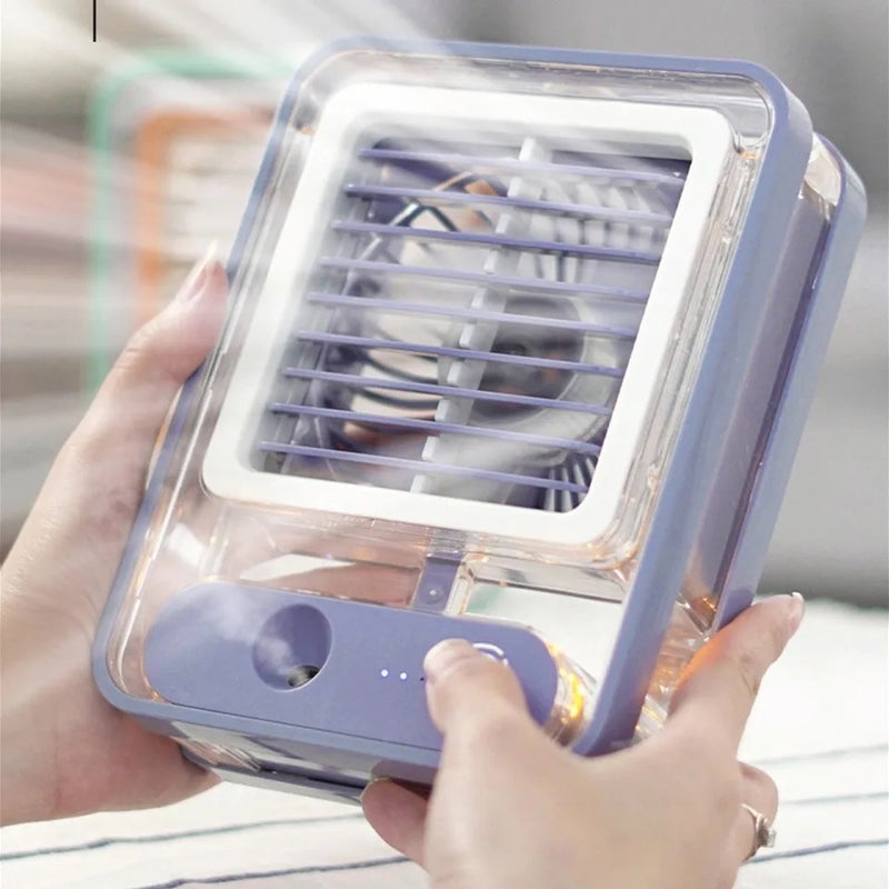 Ventilador Com Umidificador Refrigeramento Novo Modelo Top - Alfashop