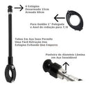 Antena Corta Pipa Moto P/ Guidão Pcx150 Cg150 Cg160 - Alfashop