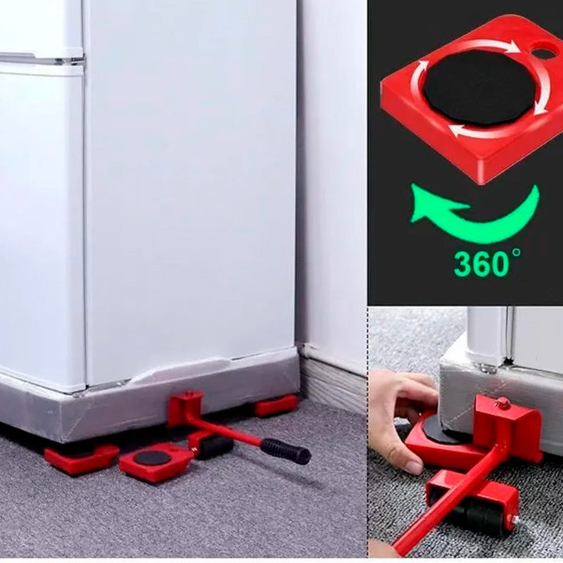 Kit Ferramenta Para Mover Levantar Móveis Pesados Até 150kg - Alfashop