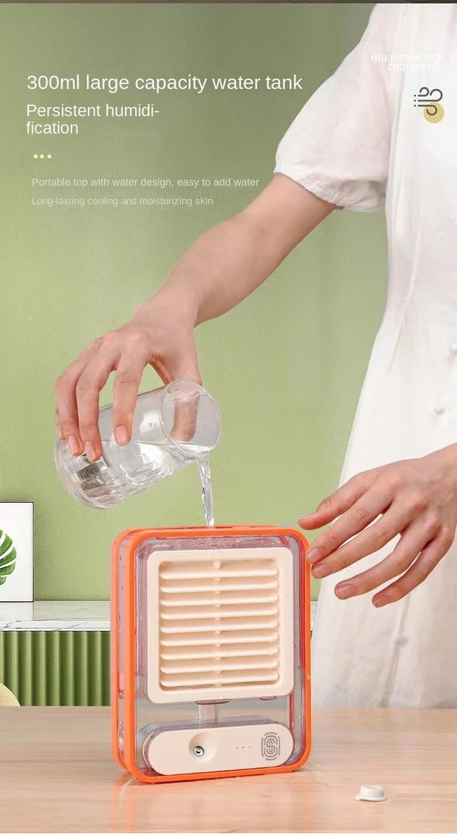 Ventilador Com Umidificador Refrigeramento Novo Modelo Top - Alfashop