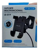 Suporte Celular Moto Em Alumínio C/ Tomada Usb Waze/gps/apps - Alfashop