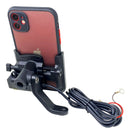 Suporte De Celular Em Alumínio Para Retrovisor Moto Com Usb - Alfashop