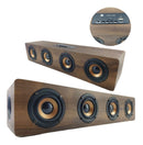 Caixa De Som Bluetooth Madeira Retro 4 Alto Falantes 20 W - Alfashop