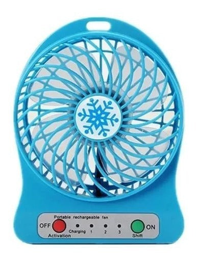 Mini Ventilador Portátil De Mesa Pessoal Usb Recarregável - Alfashop