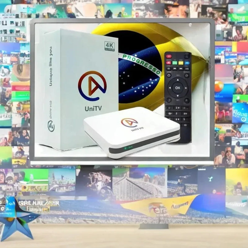 UNITV  Receptor TV BOX , CANAIS, PRONTA, ENTREGA BRASIL - Alfashop