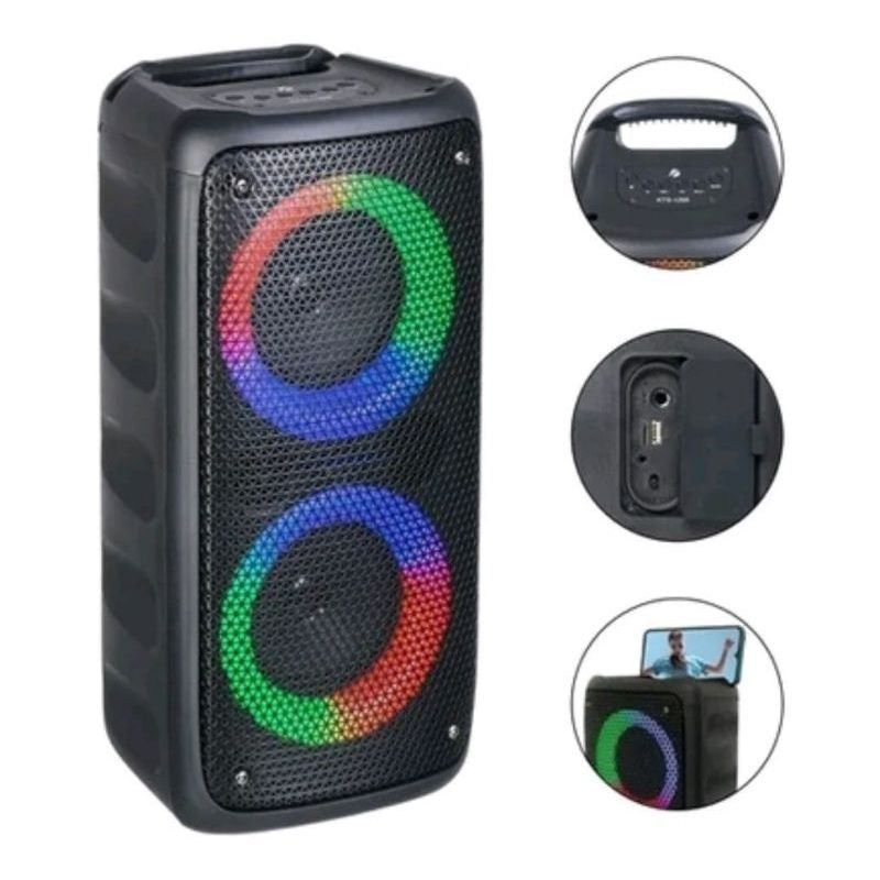 mega caixa amplificada completa 2 alto falante 200w super bass alta qualidade de som - Alfashop