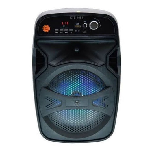 MEGA CAIXA KARAOKÊ PORTÁTIL RÁDIOFM BLUETOOTH TOCA MP3 ENTRADA USB PENDRIVE CARTÃO MEMÓRIA SOM ALTO! - Alfashop