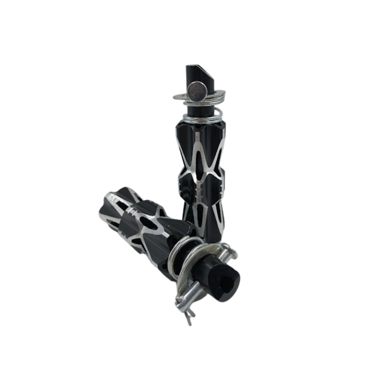 Pedaleira Ninja Esportiva Alumínio Universal CG,FAN,125,150,160,YBR,TITAN - Alfashop