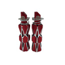 Pedaleira Ninja Esportiva Alumínio Universal CG,FAN,125,150,160,YBR,TITAN - Alfashop