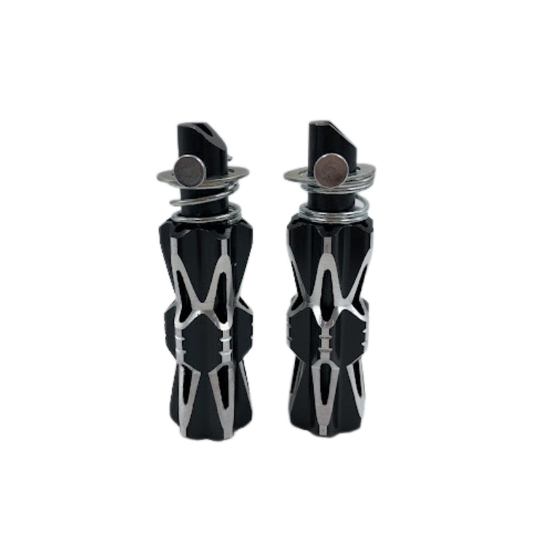 Pedaleira Ninja Esportiva Alumínio Universal CG,FAN,125,150,160,YBR,TITAN - Alfashop