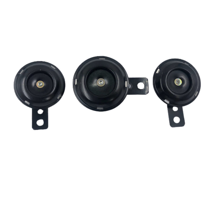 Kit 3 Buzina Universal para Moto Modelo Paquerinha 12V Preto - Alfashop