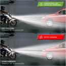 Lâmpada de Led 8000k  encaixe  H4 para moto e carro universal Stallion Cavalinho original oferta imperdível - Alfashop