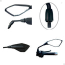 Retrovisor de moto esportivo  Modelo Z400 Kawasaki Rosca Honda Lente Convexa GVS rebaixado - Alfashop