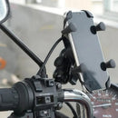 Suporte para celular para moto mais carregador USB turbo GPS pinça drone aranha  original para motoqueiro motoboy fixo no retrovisor 360° - Alfashop