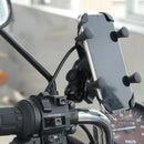 Suporte para celular para moto mais carregador USB turbo GPS pinça drone aranha  original para motoqueiro motoboy fixo no retrovisor 360° - Alfashop