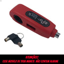 Trava moto caps lock antifurto para manopla punho universal! - Alfashop
