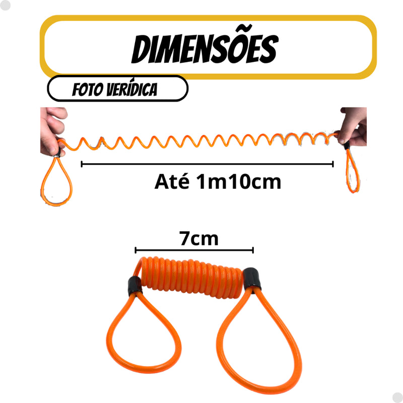 Corda aviso Cabo Lembrete para trava de disco bike - Alfashop