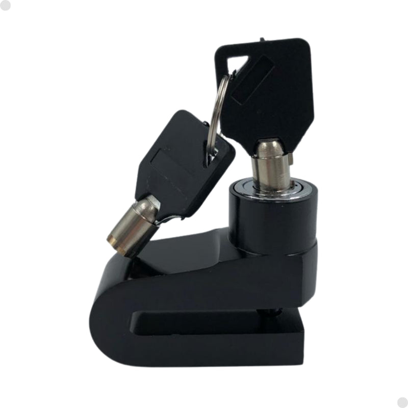 Tranca para moto freio disco bike freio disco mais 2 chaves - Alfashop