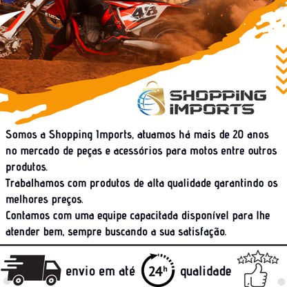 Cadeado trava disco freio p/moto bike+cabo lembrete segurança - Alfashop