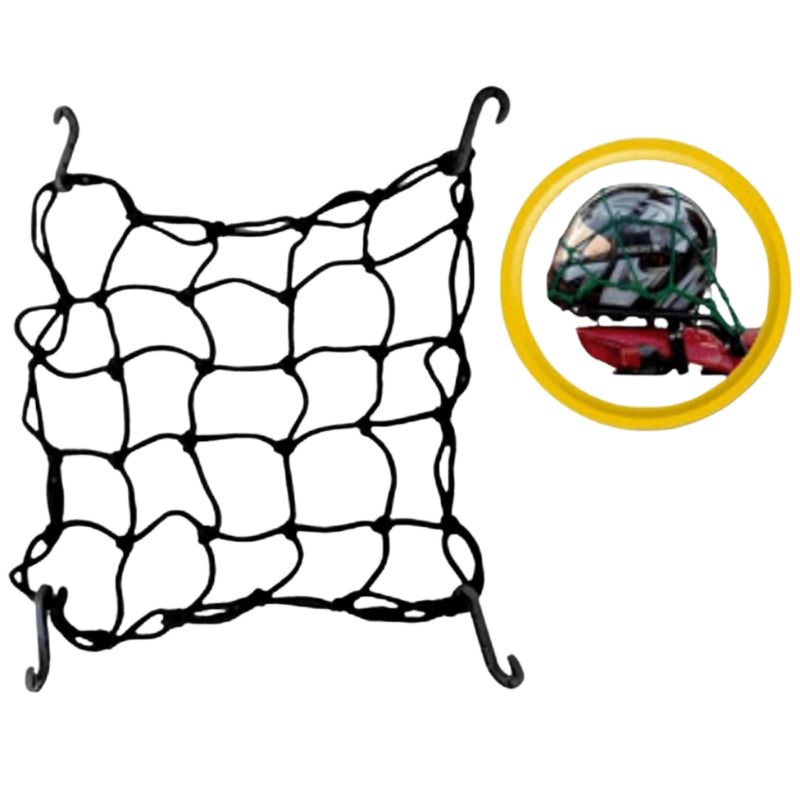 Rede Elastica Aranha 35x35 Moto Bagageiro Capacete - Alfashop