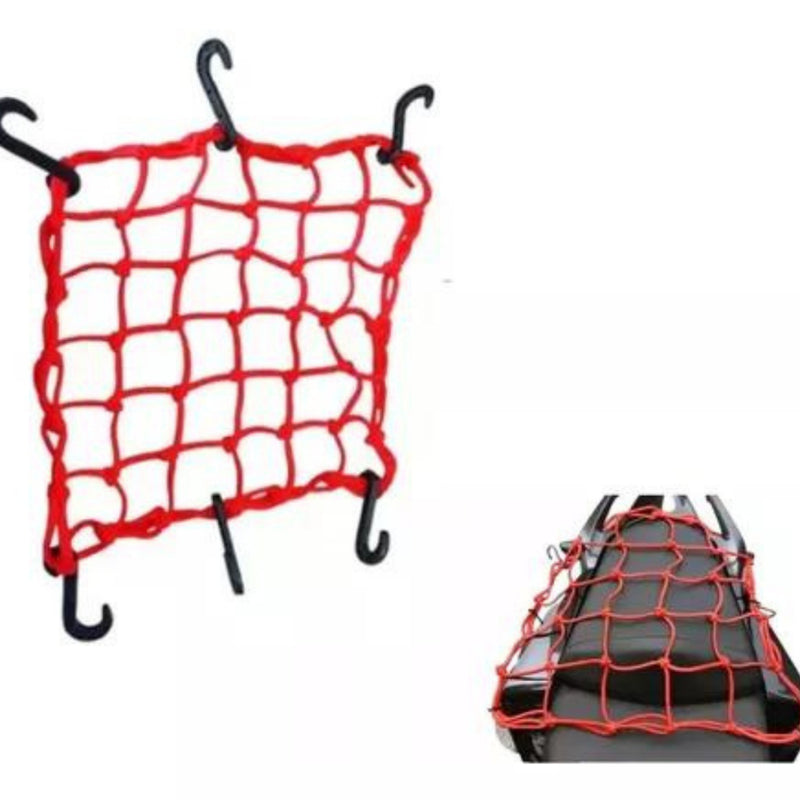 Rede Elastica Aranha 35x35 Moto Bagageiro Capacete - Alfashop