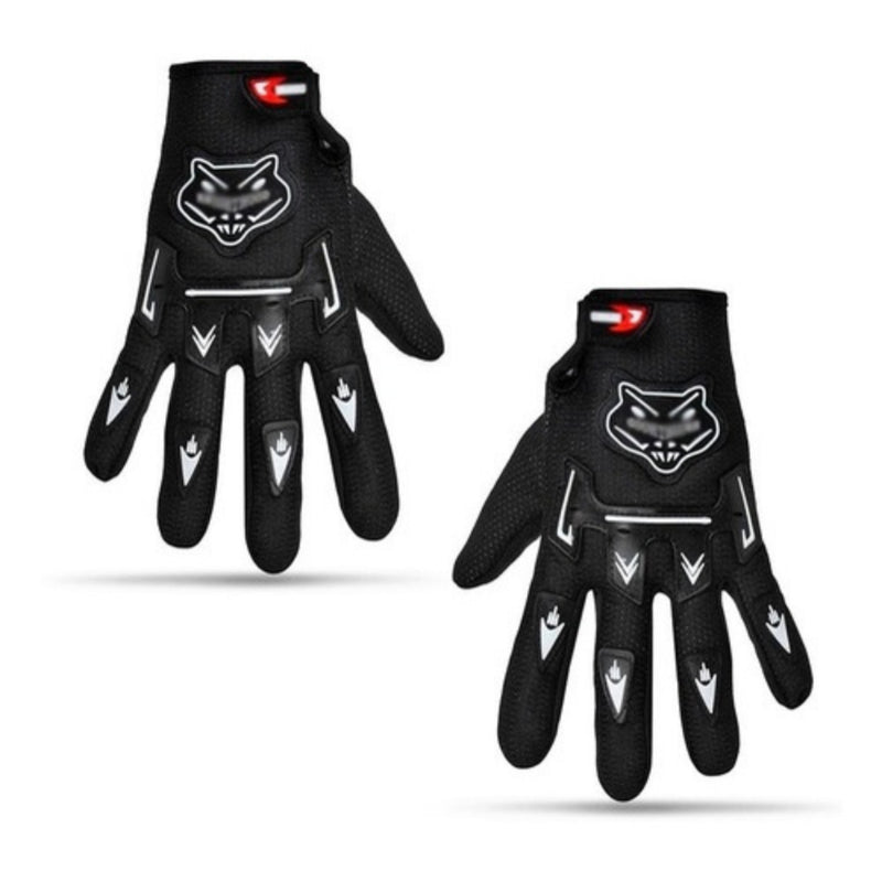 Luva Knt  Proteção Motociclista Motoqueiro Motocross Bike - Alfashop