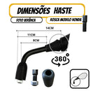 Espelho Retrovisor Bmw Gs800 Lente Convexa Fixa Para Motos  Rosca Honda Fan 160 CB300 XRE BROS - Alfashop