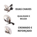 Tampa de Tanque Honda CG Titan 125/150 CBX Strada 200, CBX Aero 150, CBX Twister 250 e XRE 300 com 2 Chaves - Alfashop