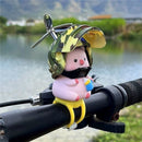 Porquinho  Porco Pig pork Pato Com Led Capacete Hélice Bike Carro Moto Guidão Enfeite - Alfashop