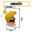 Porco Pig Porquinho pork Pato Com Led Capacete Hélice Bike Carro Moto Guidão Enfeite - Alfashop