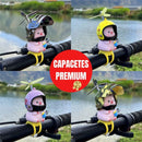 Porco Pig Porquinho pork Pato Com Led Capacete Hélice Bike Carro Moto Guidão Enfeite - Alfashop