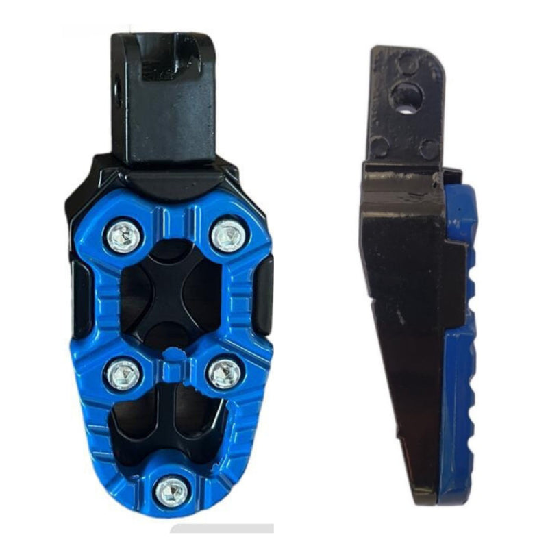Kit 4 Pedaleira Esportiva Aluminio Falcon CB Xr250 Tornado Lander Crf Bros Twister Trilha Novidade - Alfashop