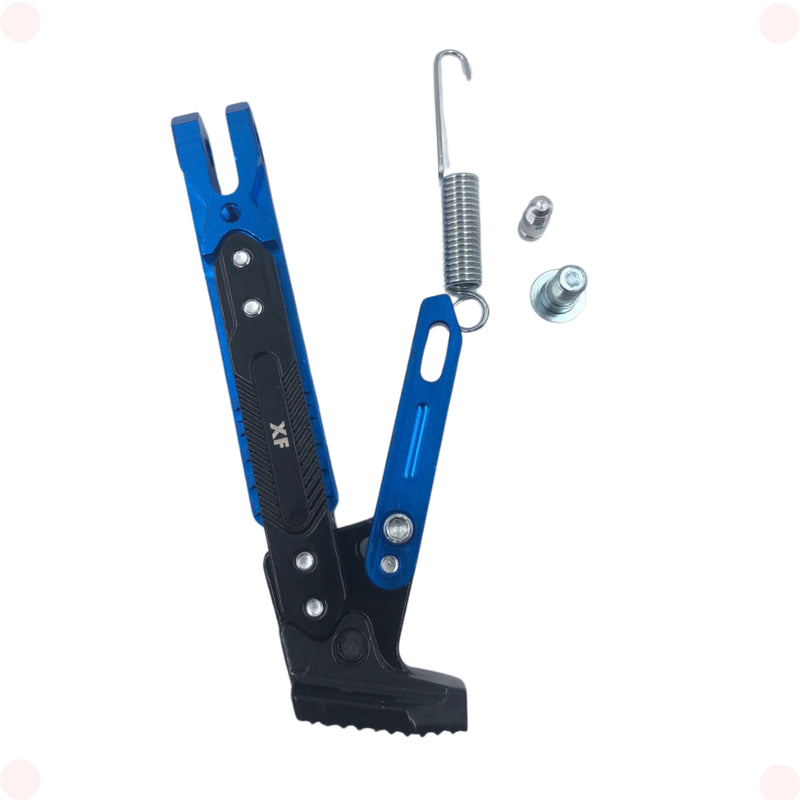 Cavalete Esportivo Descanso Lateral para Moto Pezinho Regulável com Mola Universal Honda Yamaha - Alfashop