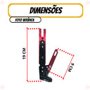 Cavalete Esportivo Descanso Lateral para Moto Pezinho Regulável com Mola Universal Honda Yamaha - Alfashop