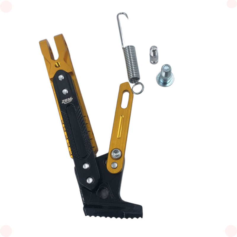 Cavalete Esportivo Descanso Lateral para Moto Pezinho Regulável com Mola Universal Honda Yamaha - Alfashop