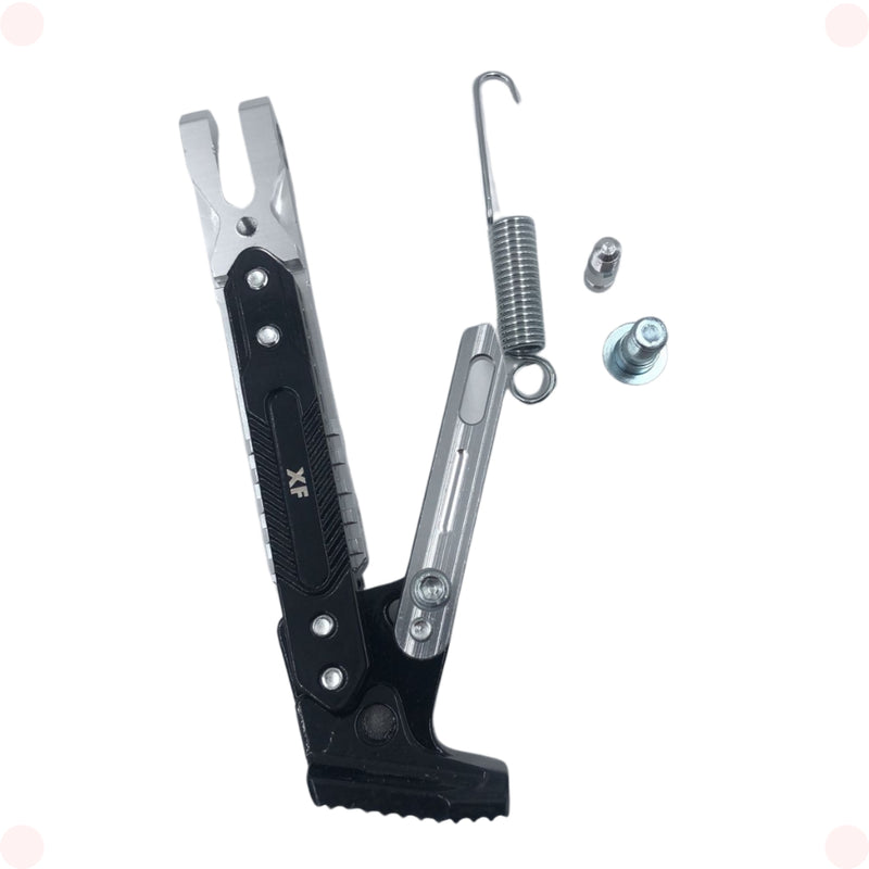 Cavalete Esportivo Descanso Lateral para Moto Pezinho Regulável com Mola Universal Honda Yamaha - Alfashop