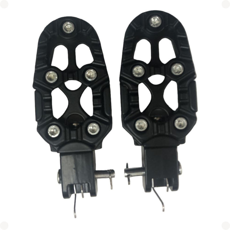 Pedaleira Esportiva Aluminio NX400 Falcon Xr 250 Tornado Lander Crf 230 Bros CB300 Twister Offroad Premium - Alfashop