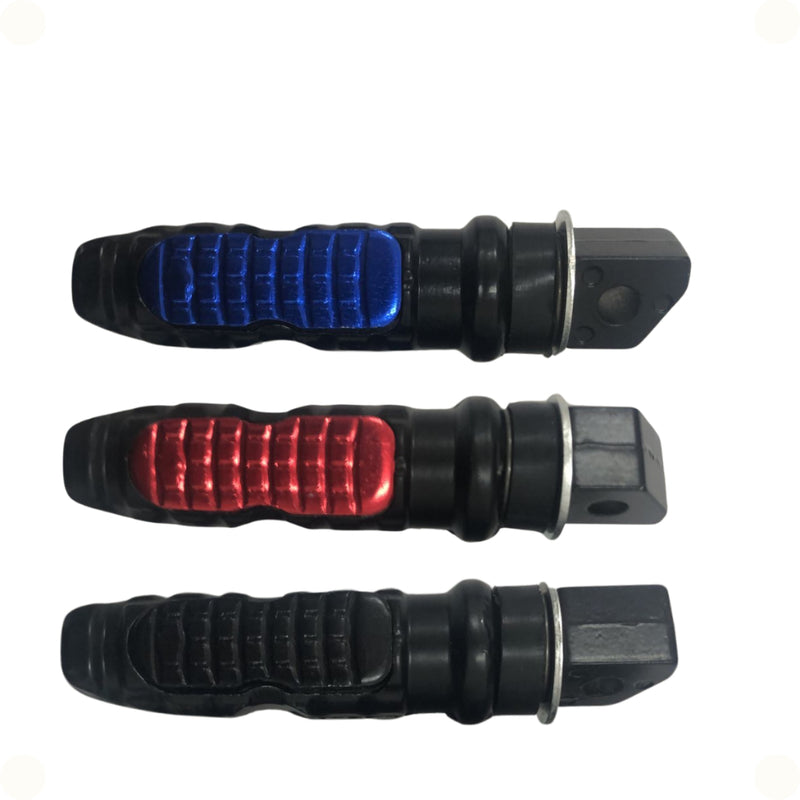 Kit 4 Pedaleiras Esportiva Street Aluminio Honda Yamaha Universal - Alfashop