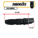 Kit 4 Pedaleiras Esportiva Street Aluminio Honda Yamaha Universal - Alfashop