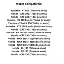 Guidão Esportivo Fat Bar Alto Xt660 Xre Crosser Lander Xtz Twister Honda Yamaha Bros - Alfashop