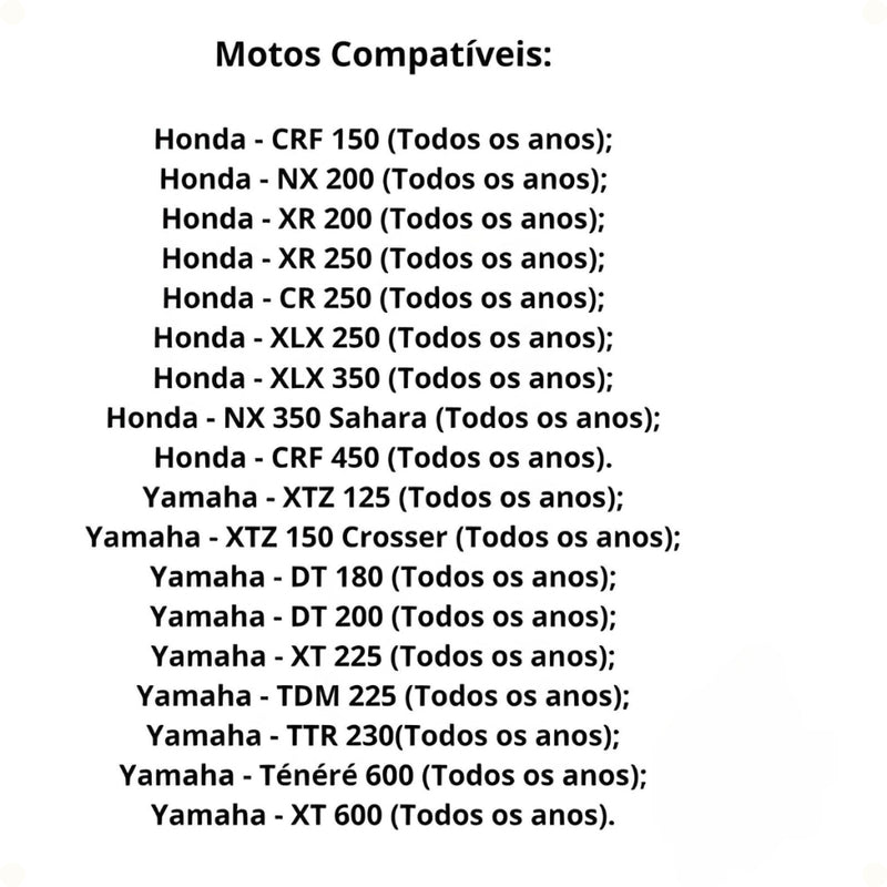 Guidão Esportivo Fat Bar Alto Xt660 Xre Crosser Lander Xtz Twister Honda Yamaha Bros - Alfashop