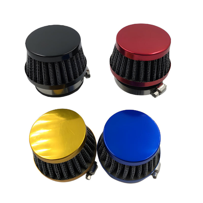 Filtro de Ar Esportivo 90° Esportívo Universal Moto Honda Yamaha Com Adaptador 35mm 42mm e 50 mm - Alfashop